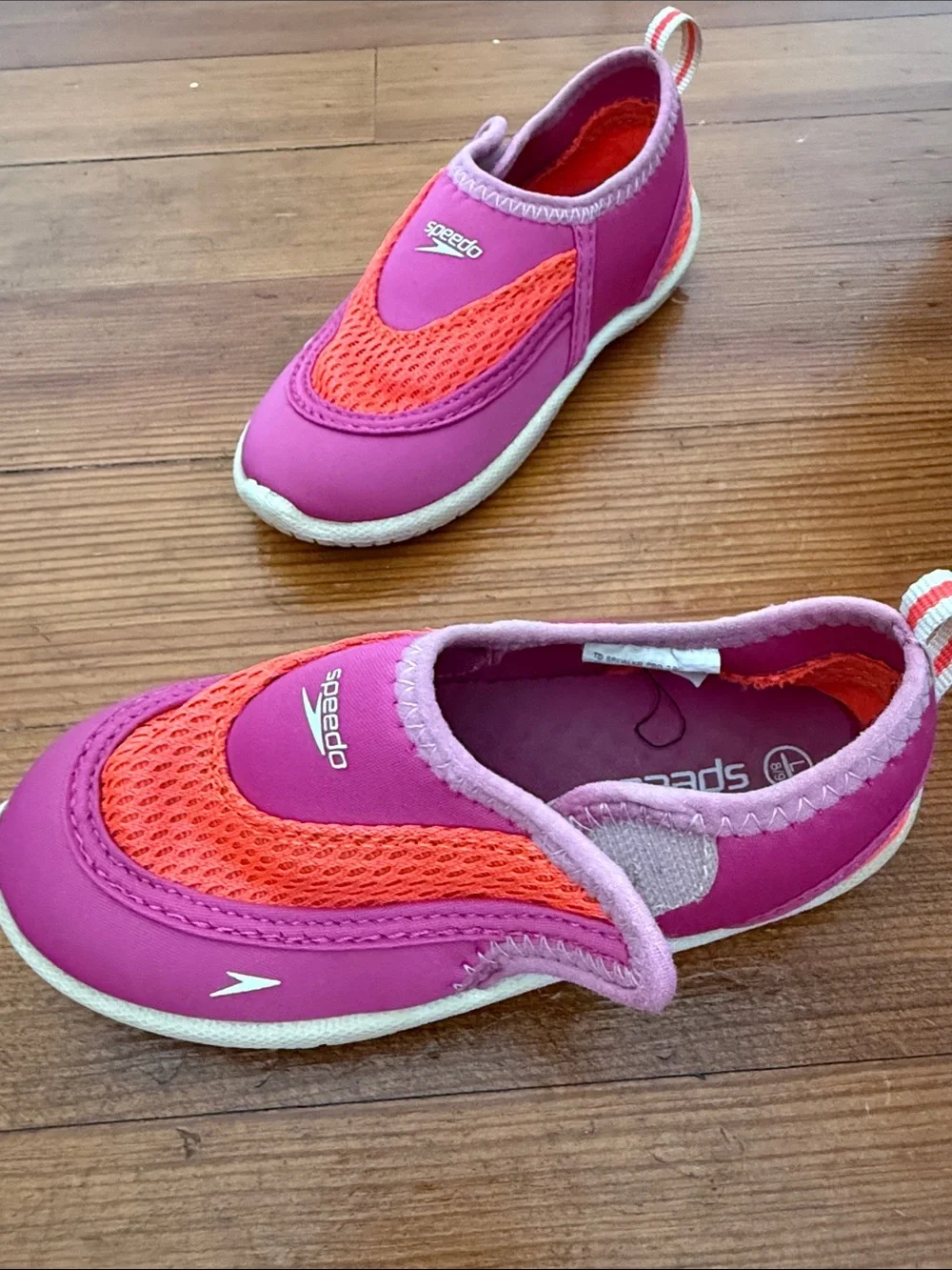 Speedo Kids Magenta & Coral Water Shoes